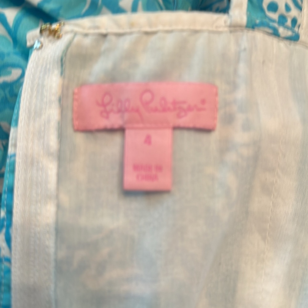 Lilly Pulitzer Blue and White Sundress dress - Picture 4 of 4
